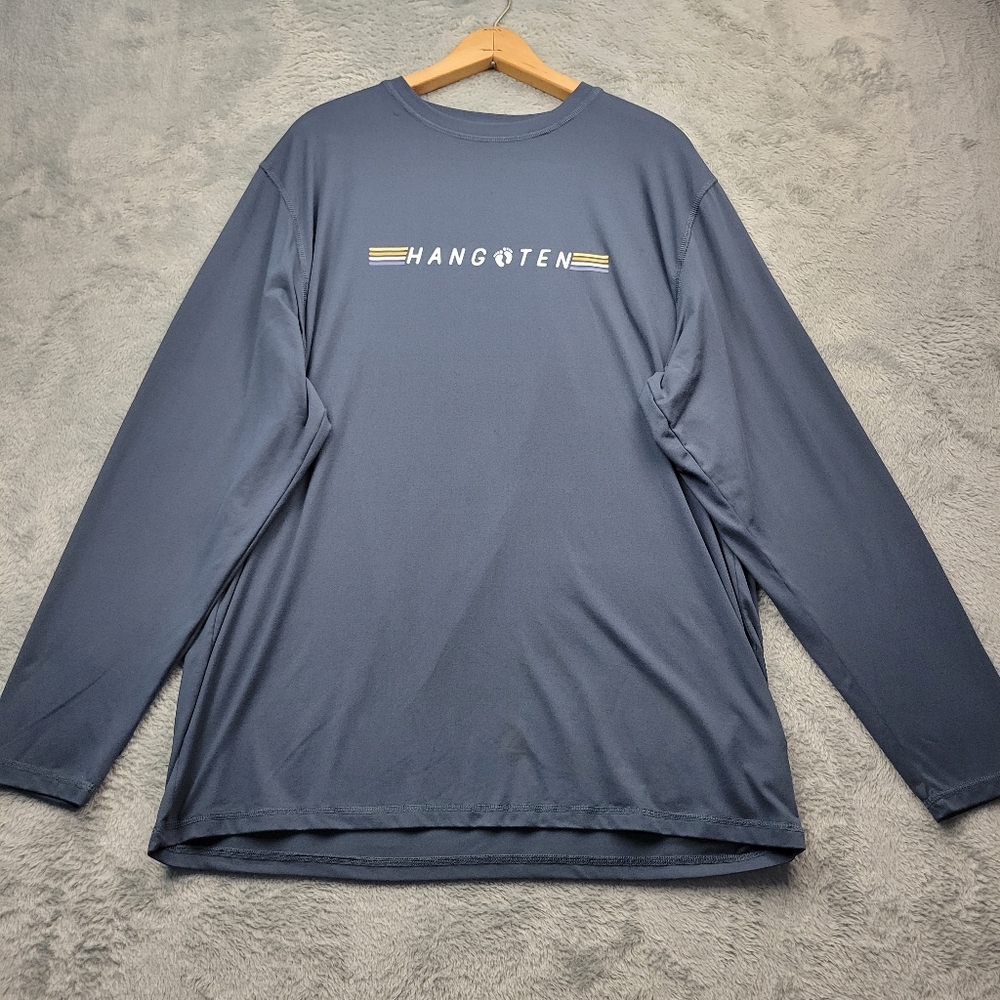 Hang Ten Mens Shirt Size XL UV Protection UPF 50+ Long Sleeve